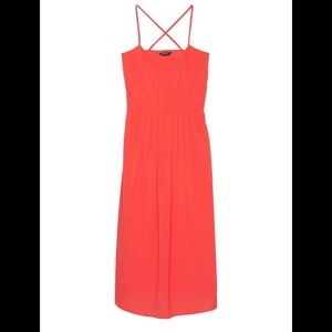 Banana Republic Strappy Pintuck Maxi